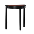 Linon Lune Black Wood Console Camden Table, 26 w x 13 d x 28 h, Cherry Demi