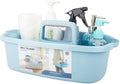 Relemtra Plastic Cleaning Caddy With Handle Cleaning Supplies Caddy Cleaning Supply Organizer Large Plastic Bucket Portable Show