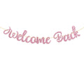 WeBenison Welcome Back Banner for Women Girls, Returning Home Party Supplies, Happy Retirement Sign, Welcome Home Theme, Back to
