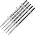 5 Genuine Intrepid Fine Ballpoint Refills For Paper Mate Lubriglide, Aspire, Phd,Phd Ultra Ballpoint Pens And Schneider Pens Tha