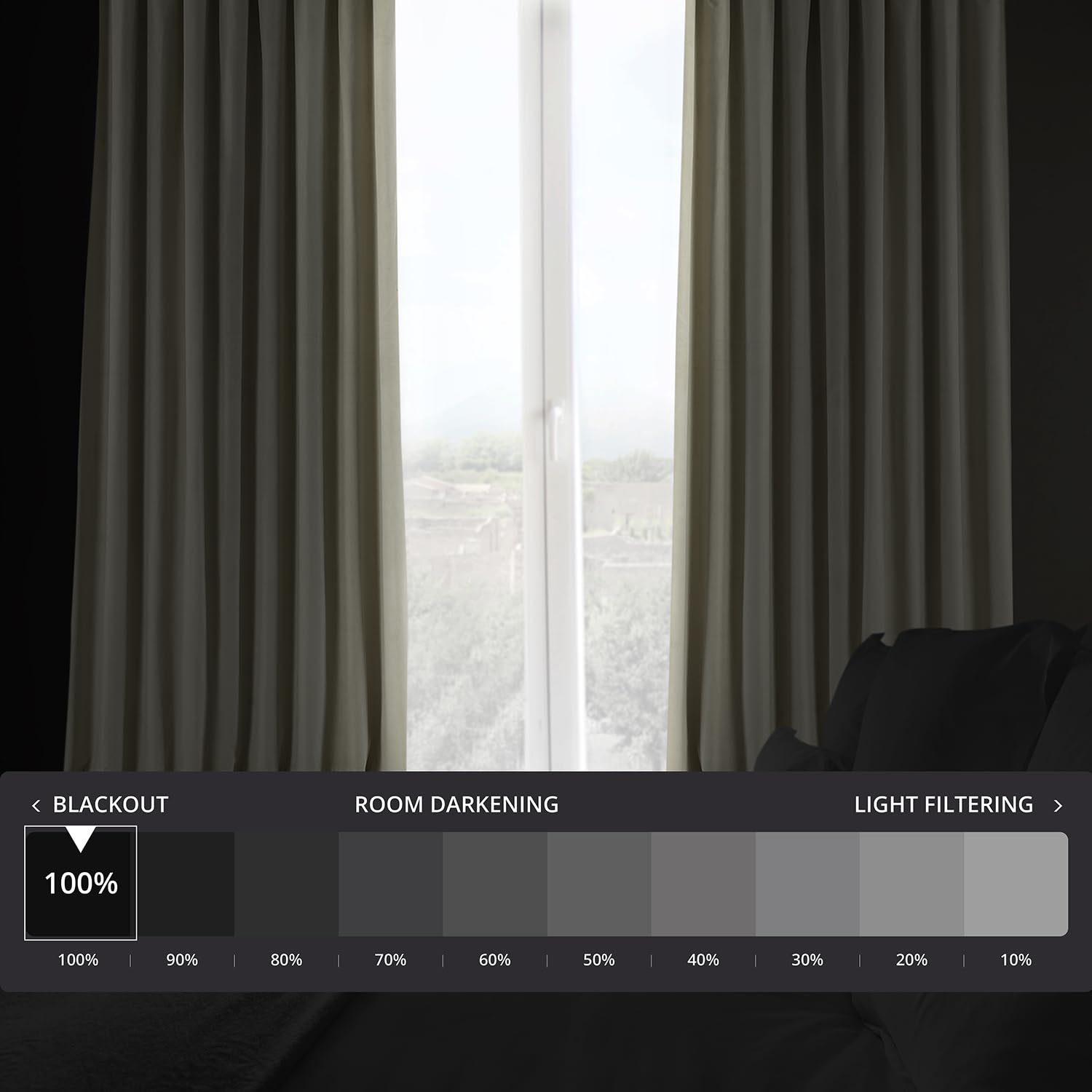 Hpd Half Price Drapes Signature Velvet Thermal Blackout Curtains For Living Room 96 Inch Long (1 Panel) Rod Pocket Insulated Blackout Curtains For Bedroom Window Curtains, 100W X 96L, Cool Beige