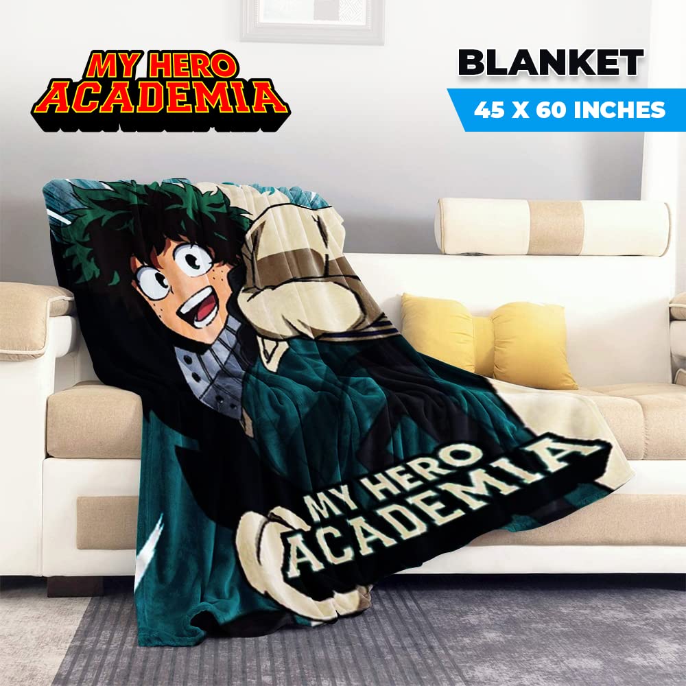 My Hero Academia Blanket Villain Fleece -Soft And Warm [45X60 Inches] | Bedding For Fans To Join The League | Long Nights Binge