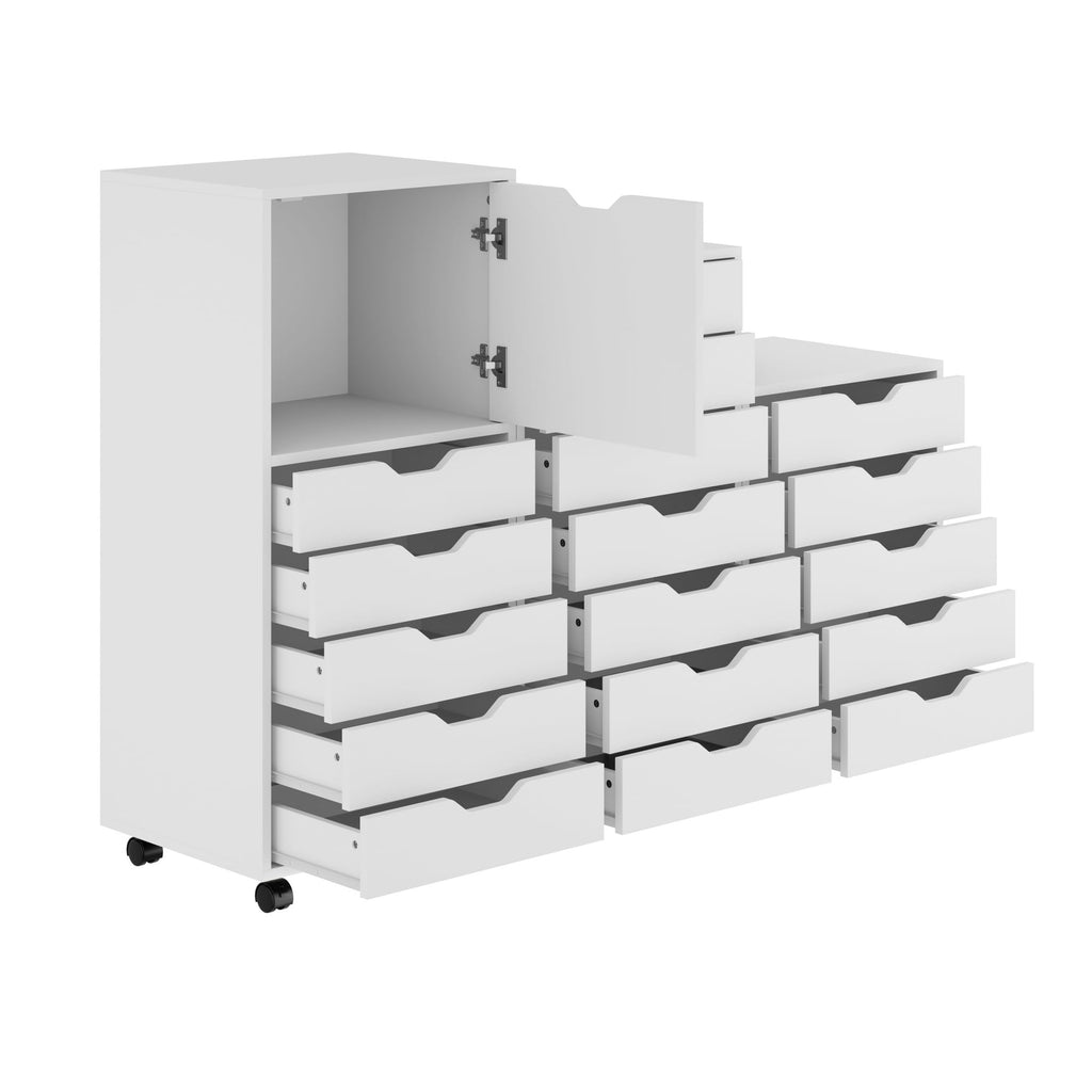 Winsome Wood 10395 Halifax 3-pc Storage Cabinet Set in White
