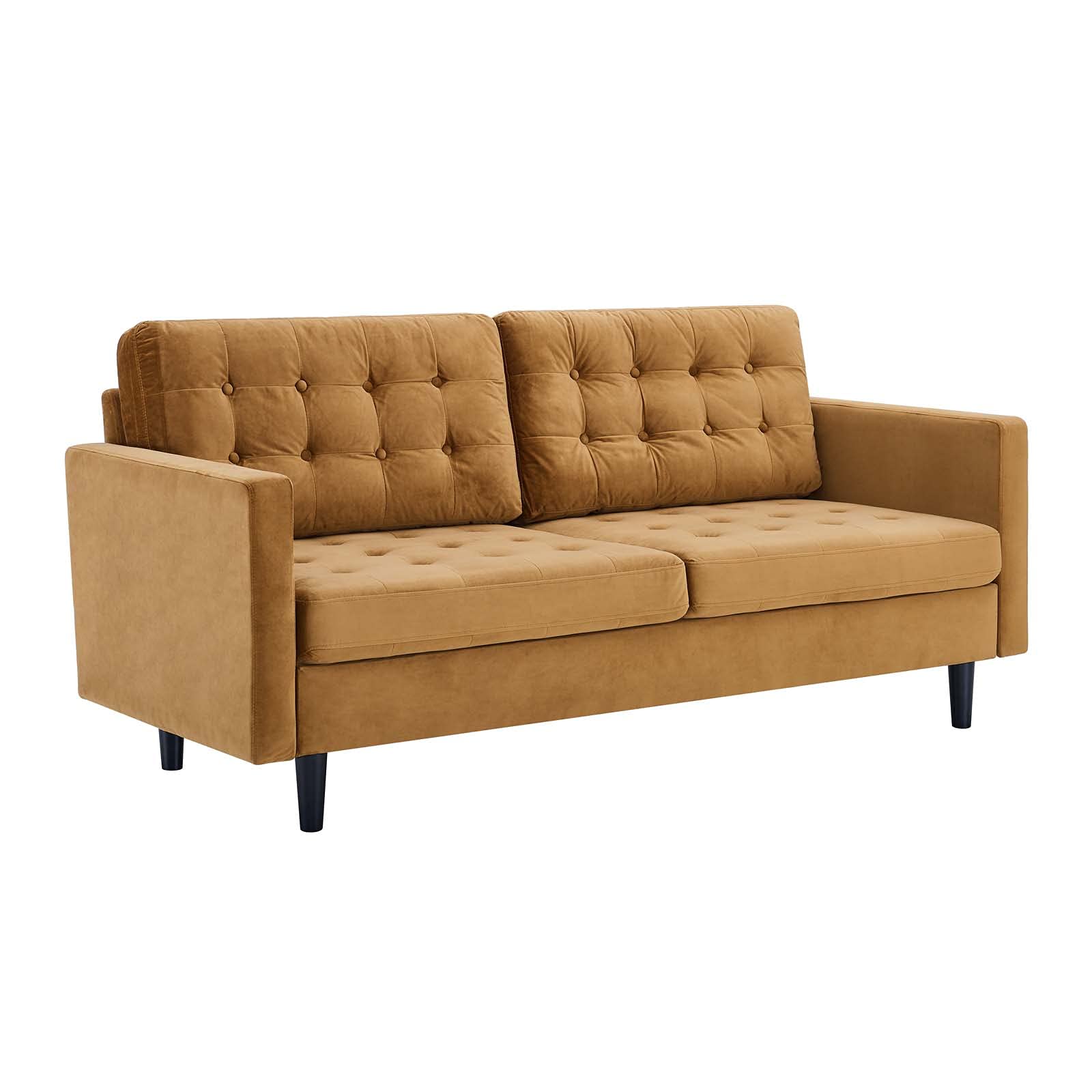Modway Exalt Sofas, Cognac