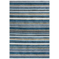 Rizzy Home Alora Decor Bermuda 8'6"X11'6" Stripe Teal/Ivory/Gray Hand-Tufted Area Rug