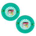 Cooking Concepts Bright Colored Plastic Paper Plate Holders for 9 Inch Paper Plates, 8 Piece Set (Ocean)