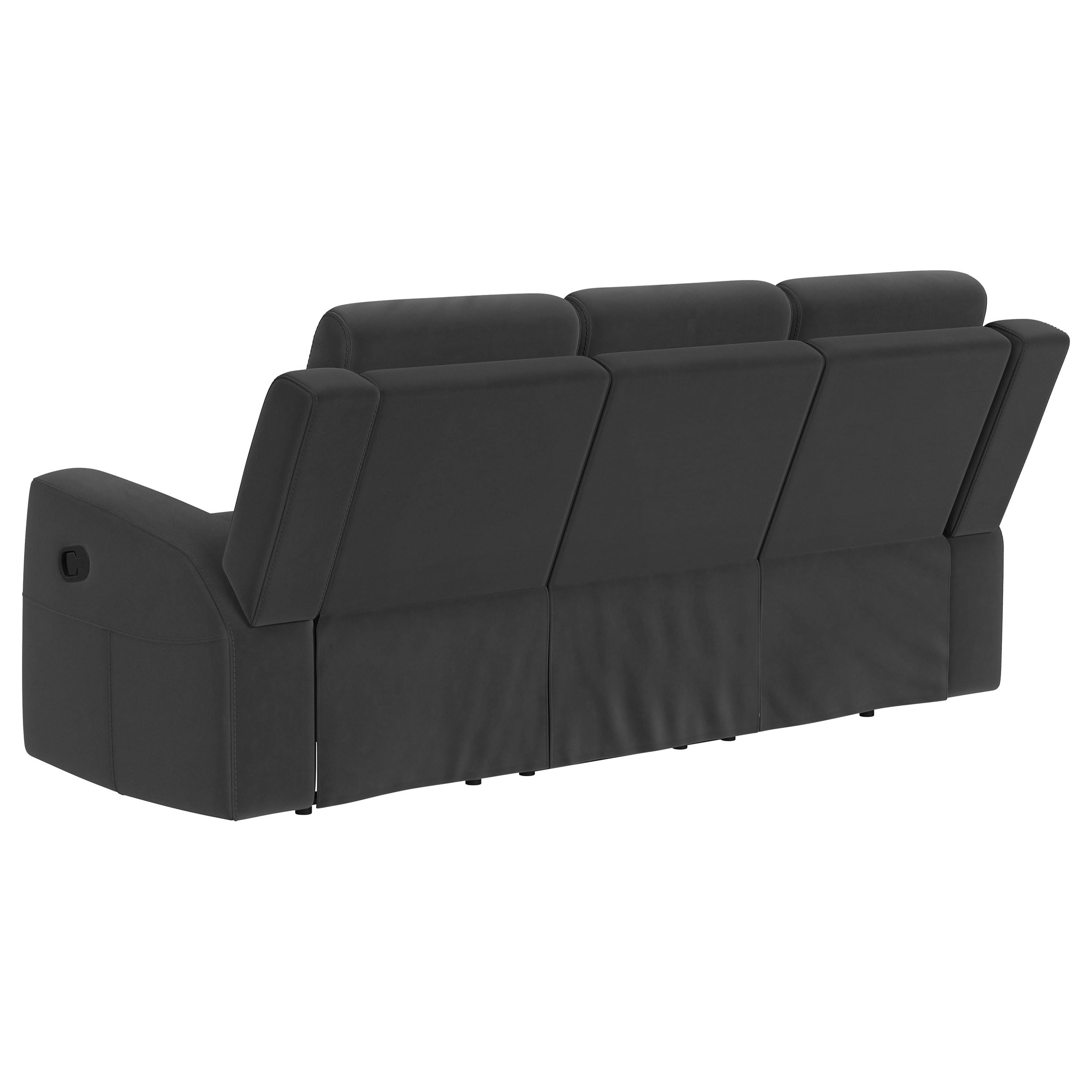 Brentwood Upholstered Reclining Sofa Set - Thumbnail 5