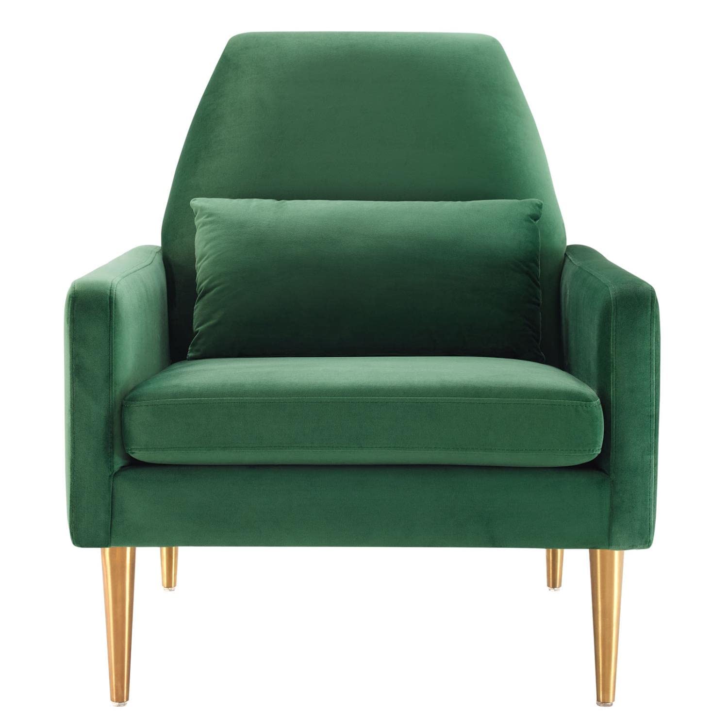 Modway Liliana Performance Velvet Armchair With Emerald Finish Eei-5021-Eme