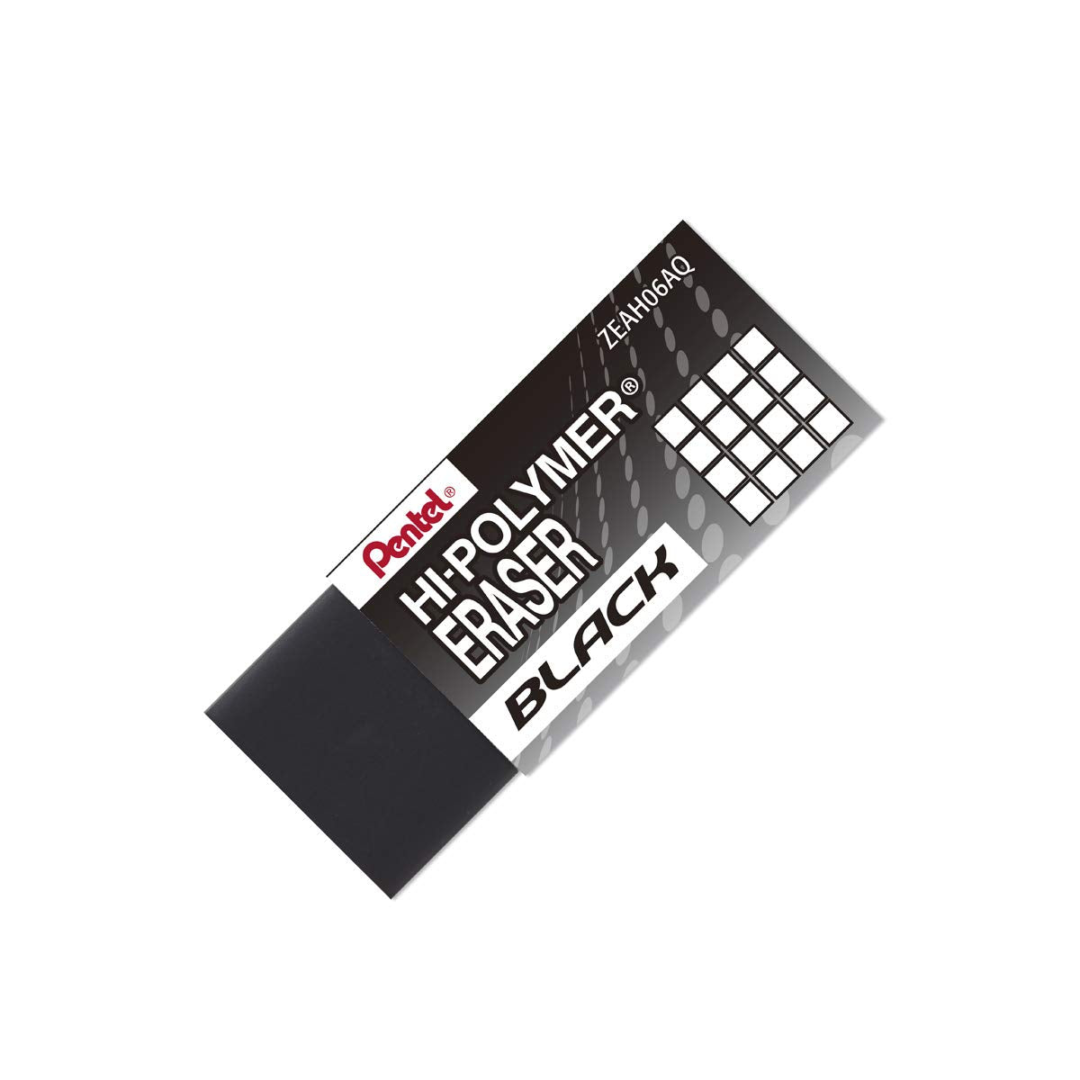 Pentel Hi-Polymer Block Eraser, Small Black, 48 Count (Pack Of 1) (Zeah06Aq)