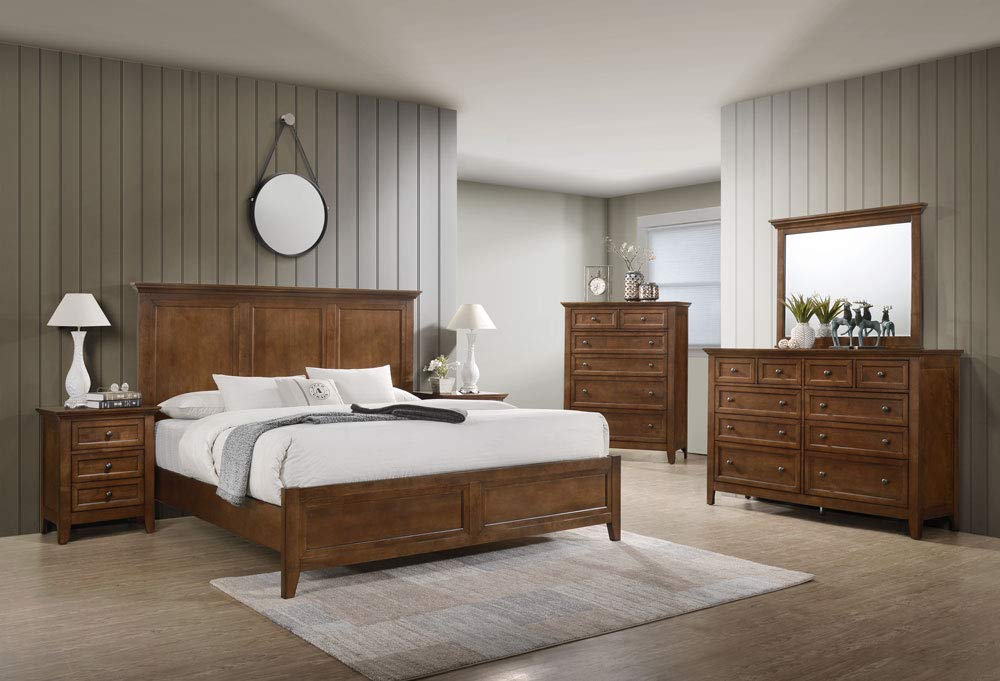 Intercon San Mateo Nightstand with 3 Drawers, Tuscan Bedside Tables