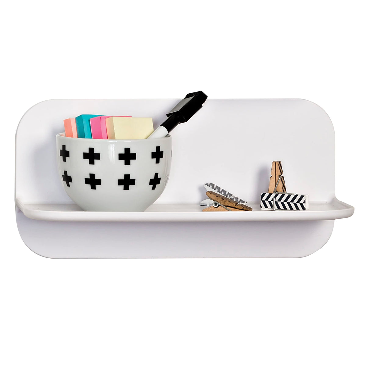 Honey-Can-Do Perch Shelfy White PER010 White