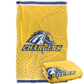 University of New Haven Chargers Blanket, 36x58 Logo Dots, Silky Touch Super Soft Throw
