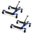 TUFFIOM Car Wheel Dolly Jack Set of 2, Hydraulic 1500-lbs Car Skates, 12   Wheel Vehicle Positioning Jack, Heavy Duty Rollers 