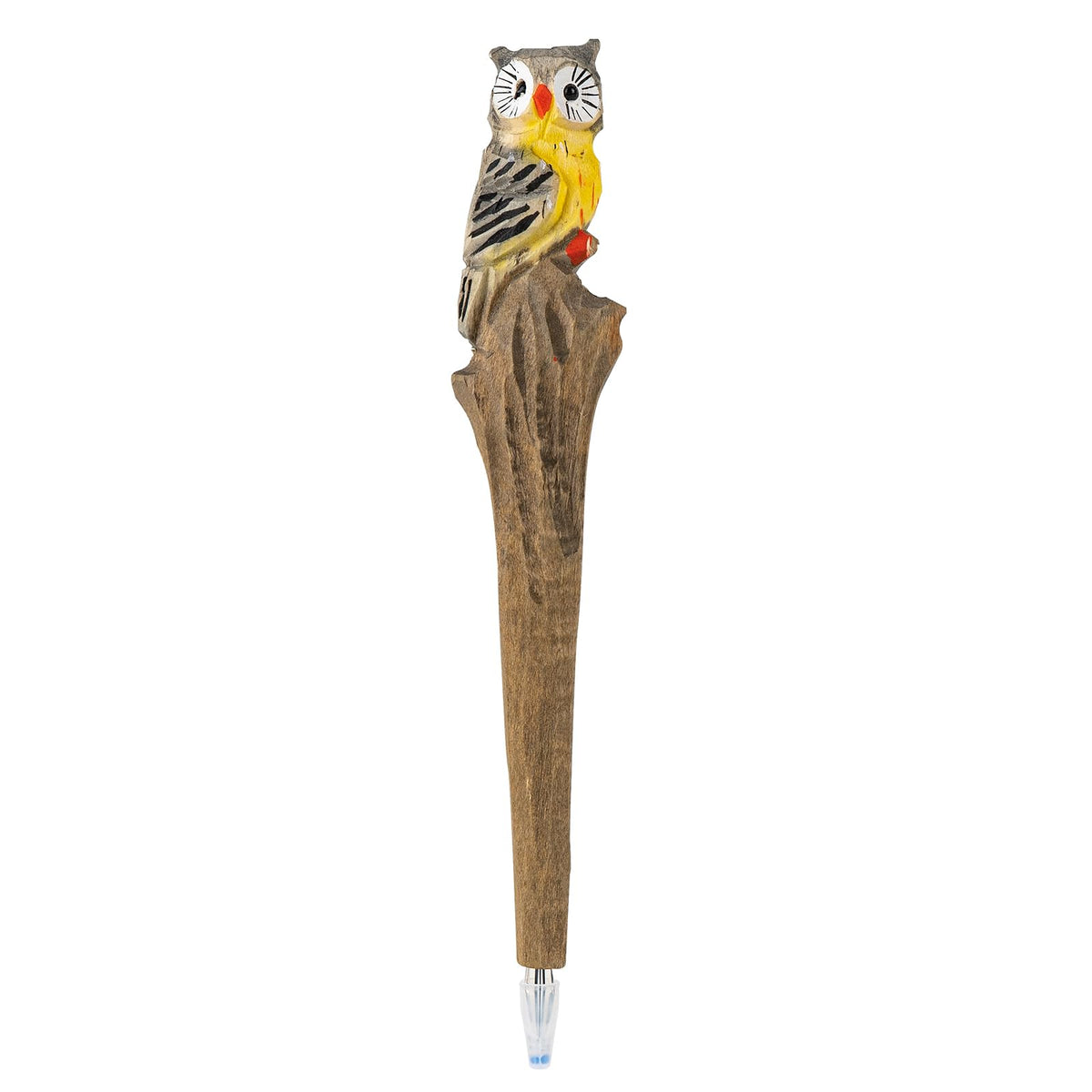 Shidow Handmade Wood Carved Animal Gel Pen, Nulydo Wood Carved Animal Gel Pen, Cute Stationary Supply Office Supply, Fun Pen Nov