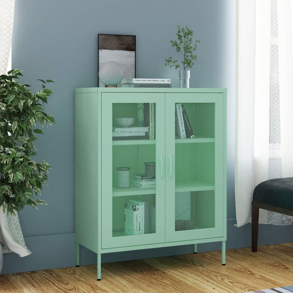 SKM Storage Cabinet Mint 31.5"x13.8"x40" Steel