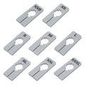 PATIKIL Clothes Dividers, 40 Pack, 8 Sizes, Grey Plastic, Closet Organizer