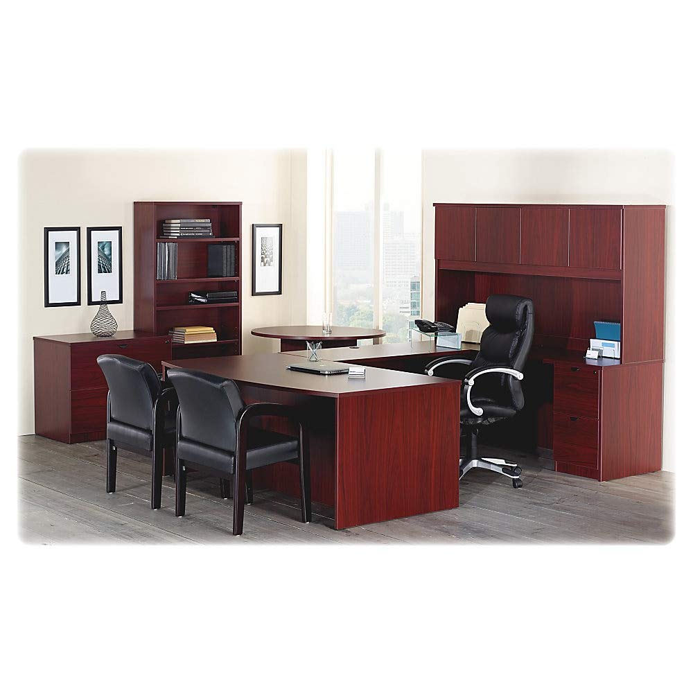 Lorell Executive Bonded Black Leather High-Back Chair