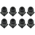 GWYAN 8 Pcs Square Caster Socket Sleeve Plastic Caster Stem Socket Inserts