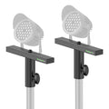 NiuNyuNeu T-Bar Lighting Extension DJ Lighting Stand Cross Bar Single Light for Speaker Stand Tripod Mount