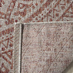 Safavieh Courtyard Collection 2'3' X 12' Light Beige/Terracotta Cy8734 Indoor/ Outdoor Waterproof Easy Cleaning Patio Backyard Mudroom Runner Rug