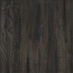 Steve Silver Furniture Heston 5pc Dining Table Set, Farmhouse Design, Included One 66 to 84-Inch Dining Table with 18-Inch Leaf and 4 Upholstered Side Chairs, 42" L x 66" W x 30" H, Brown, White