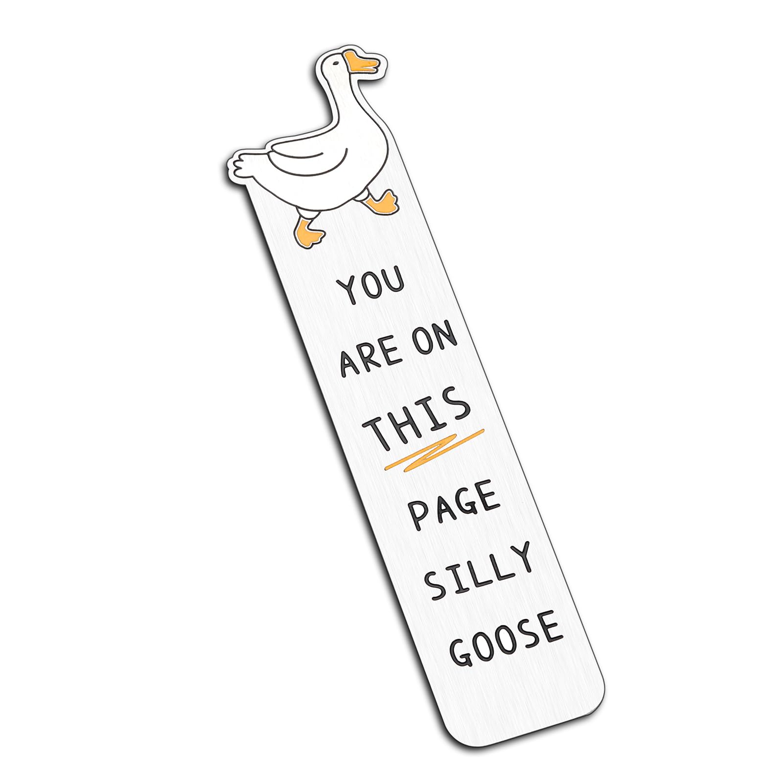 Silly Goose,Book Marks For Reading Women,Funny Gag Gifts,Bookmarks For Book Lovers,Book Accessories Book Lover,Back To School Su