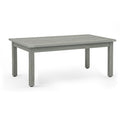 Lue Bona Outdoor Coffee Table, Hdps Patio Coffee Tables For Outside Rectangle, Adjustable Levelling Feet/Weather Resistant, Patio Table For Deck, Pool, Balcony, Indoor Or Outdoor Use, Gray