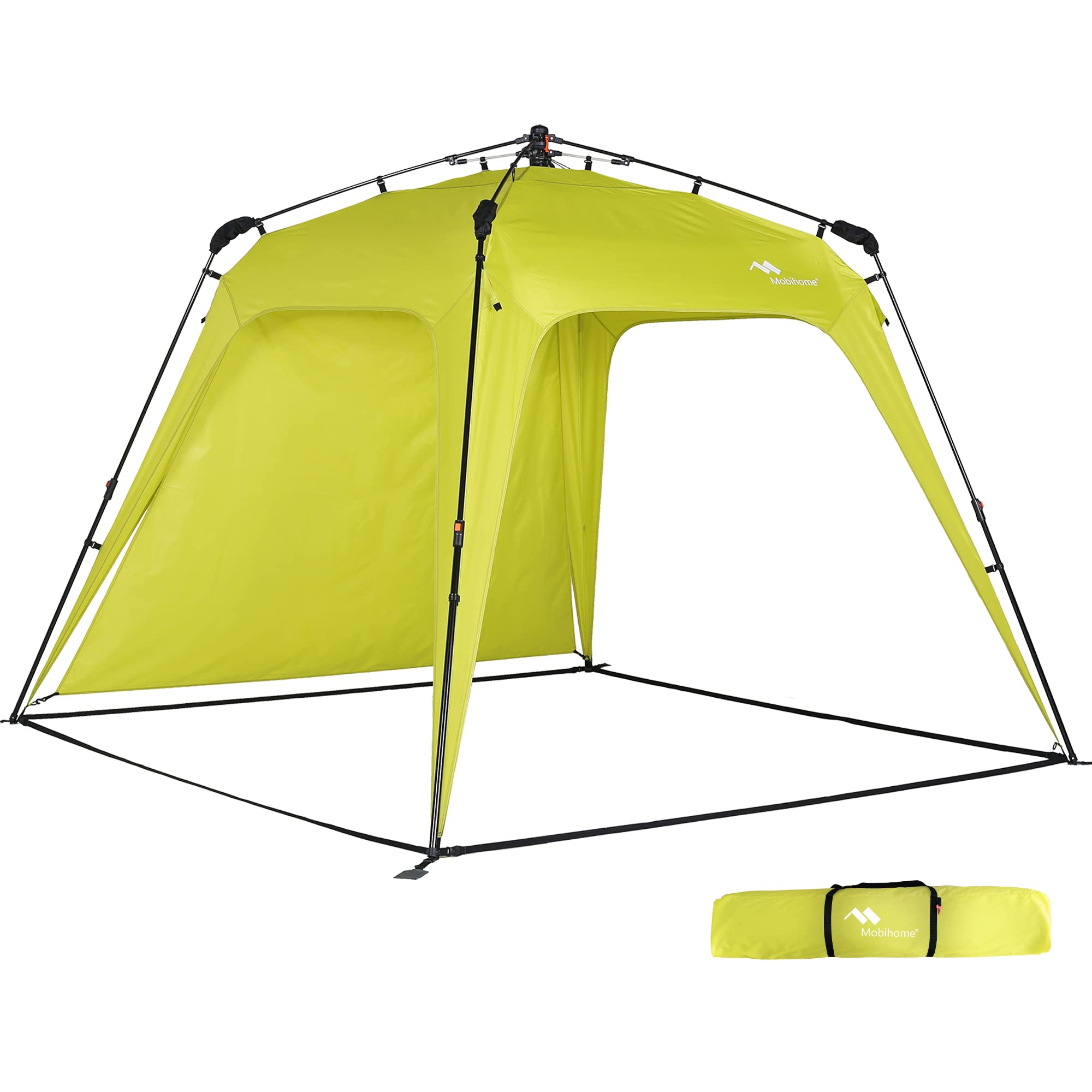 8.2'X8.2' Pop Up Canopy, 2023 Upgraded Outdoor Canopy, Portable Folding Instant Camping Canopy, Easy Set-Up Canopy With 1 Sidewa