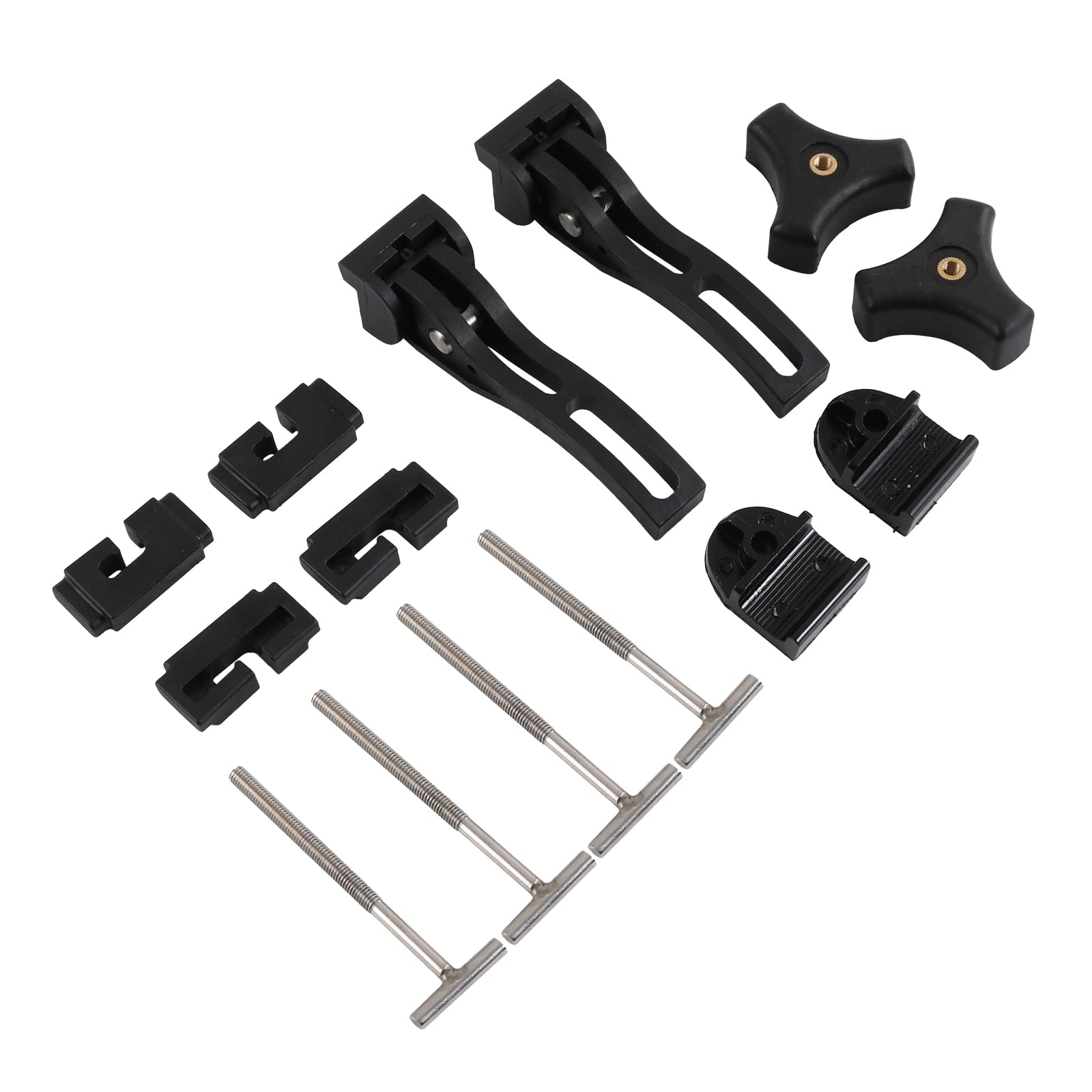 Dicmic Universal Replacement And Accessories Part Kit For Hard Tri-Fold & Quad-Fold Truck Bed Cover Include Nut, T-Bolt And Tonn