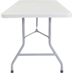 National Public Seating Plastic Folding Table - 30in.W x 72in.L, Model Number BT3072