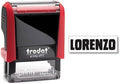 Trodat Custom Made Trodat 4911 Clothing Marker 1 Line Name Self-Inking Stamp - Black Ink