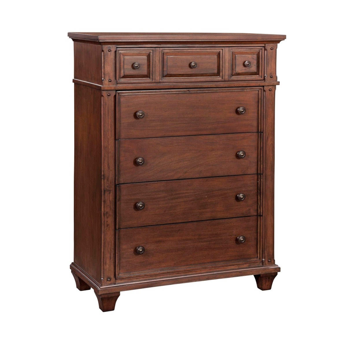 American Woodcrafters Sedona Cherry Finished Wood 5-Drawer Chest