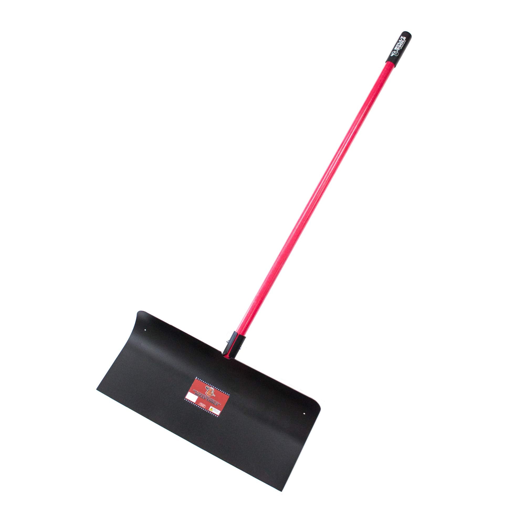 Bully Tools 92816 24' Steel Snow Pusher With Fiberglass Long Handle