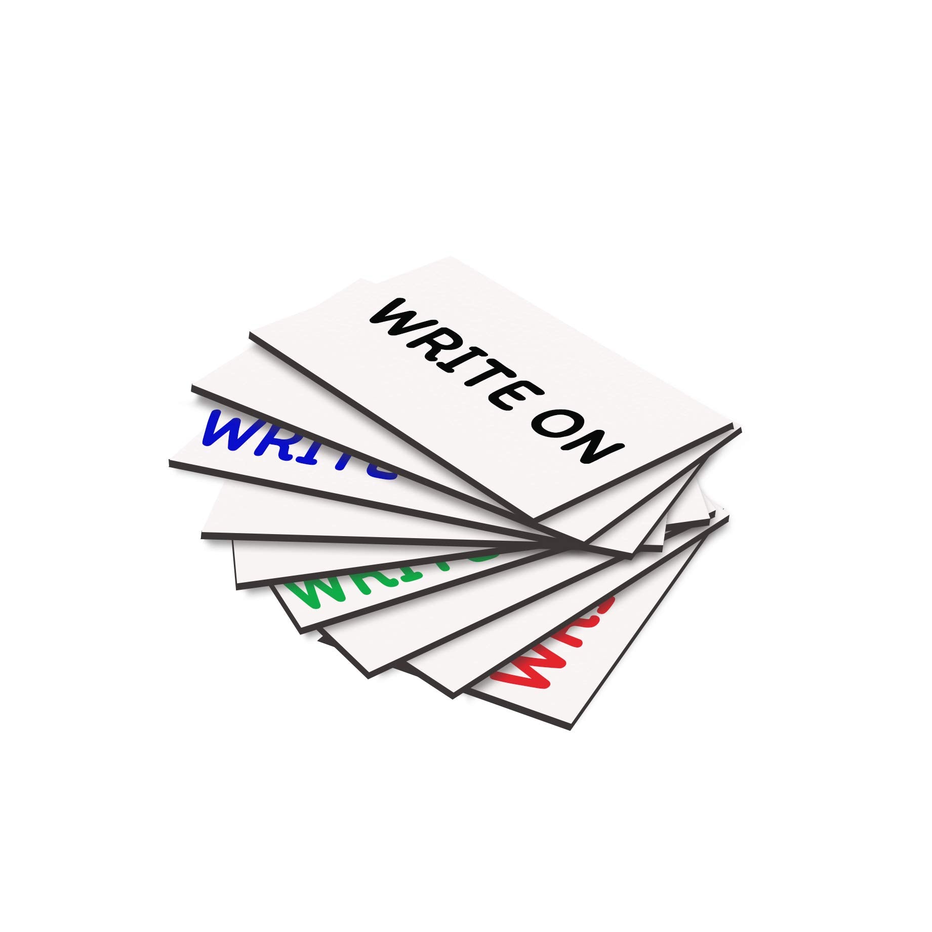 Magnet Valley 25 Dry Erase White Magnetic Shelf Label Magnets 1' X 2' Write On Wipe Off