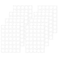 White Star Stickers 1 Inch Vinyl Reward Stickers For Children Self-Adhesive Removable Waterproof Small Sticker For Behavior Char