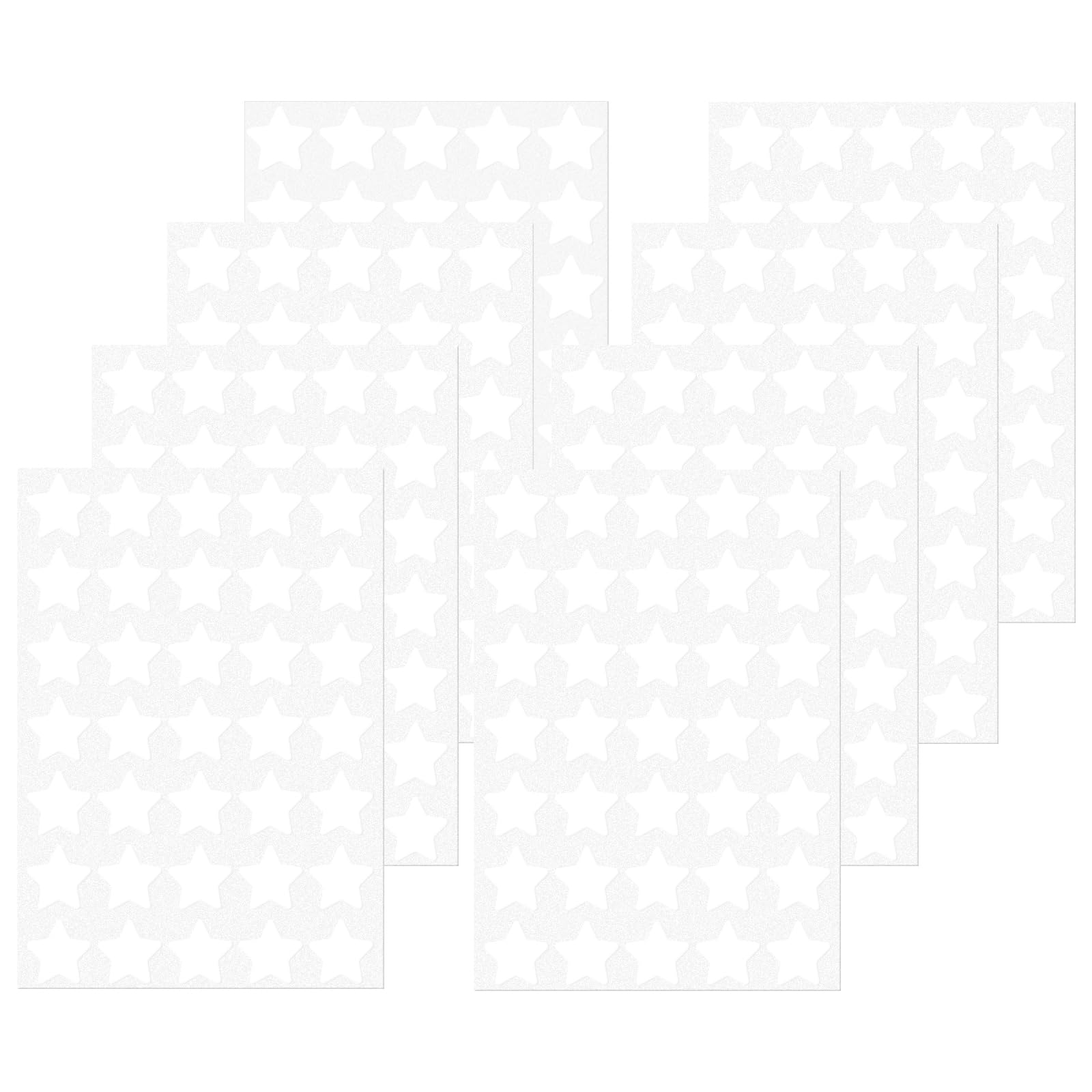 White Star Stickers 1 Inch Vinyl Reward Stickers For Children Self-Adhesive Removable Waterproof Small Sticker For Behavior Char