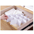 Toyvian 5Pcs Drawer Dividers, Grid Drawer Dividers Adjustable Drawer Organizer, White Separators Organization For Sock, Underwea