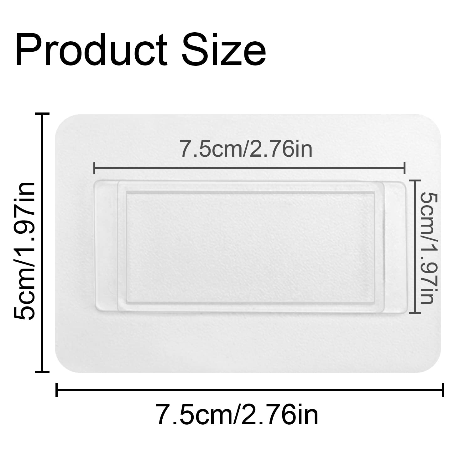 Gfware Replacement Adhesive Strip For Black Blue Toothbrush Holder Toothpaste Dispenser Wall Mounted (2 Pcs)