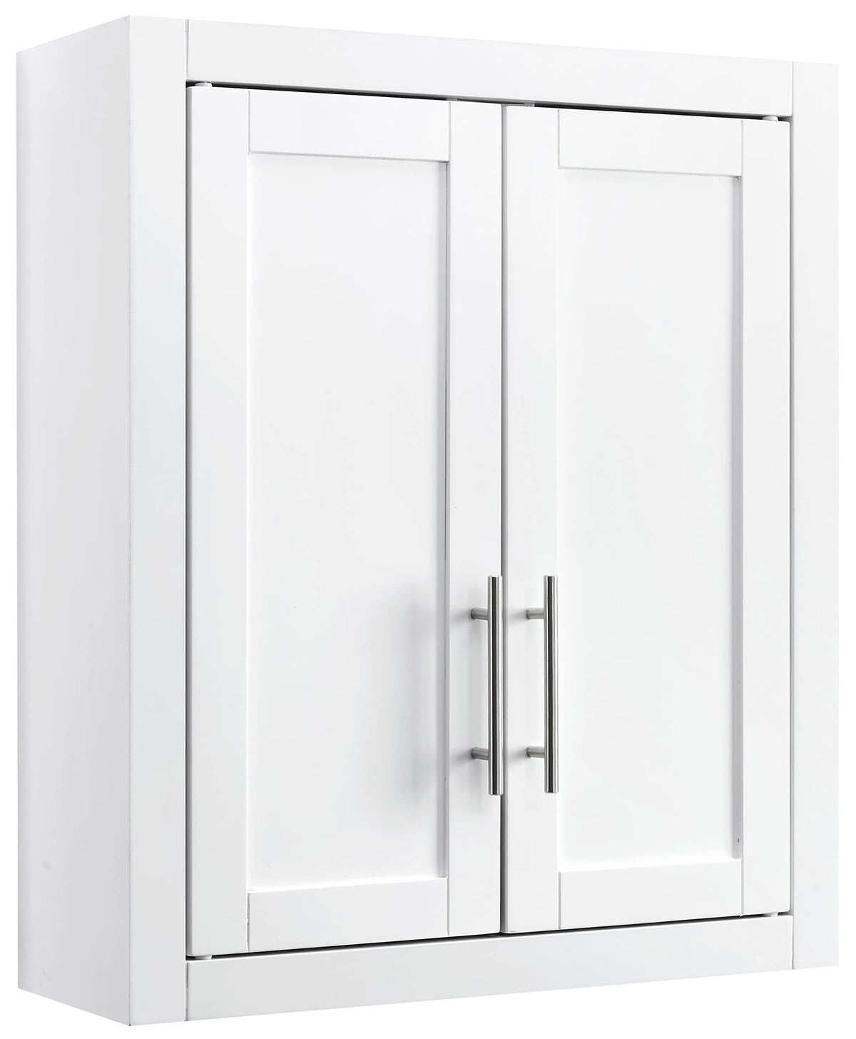 Crosley Furniture Savannah Wall Mounted Bathroom Storage Medicine Cabinet with Shelves, White