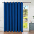 Bgment Fashion Sliding Door Curtain 100 X 96 Inches, Wide Thermal Blackout Curtains Room Darkening Room Divider Window Curtain, 1 Panel, Royal Blue, 96 Length X Wide 100