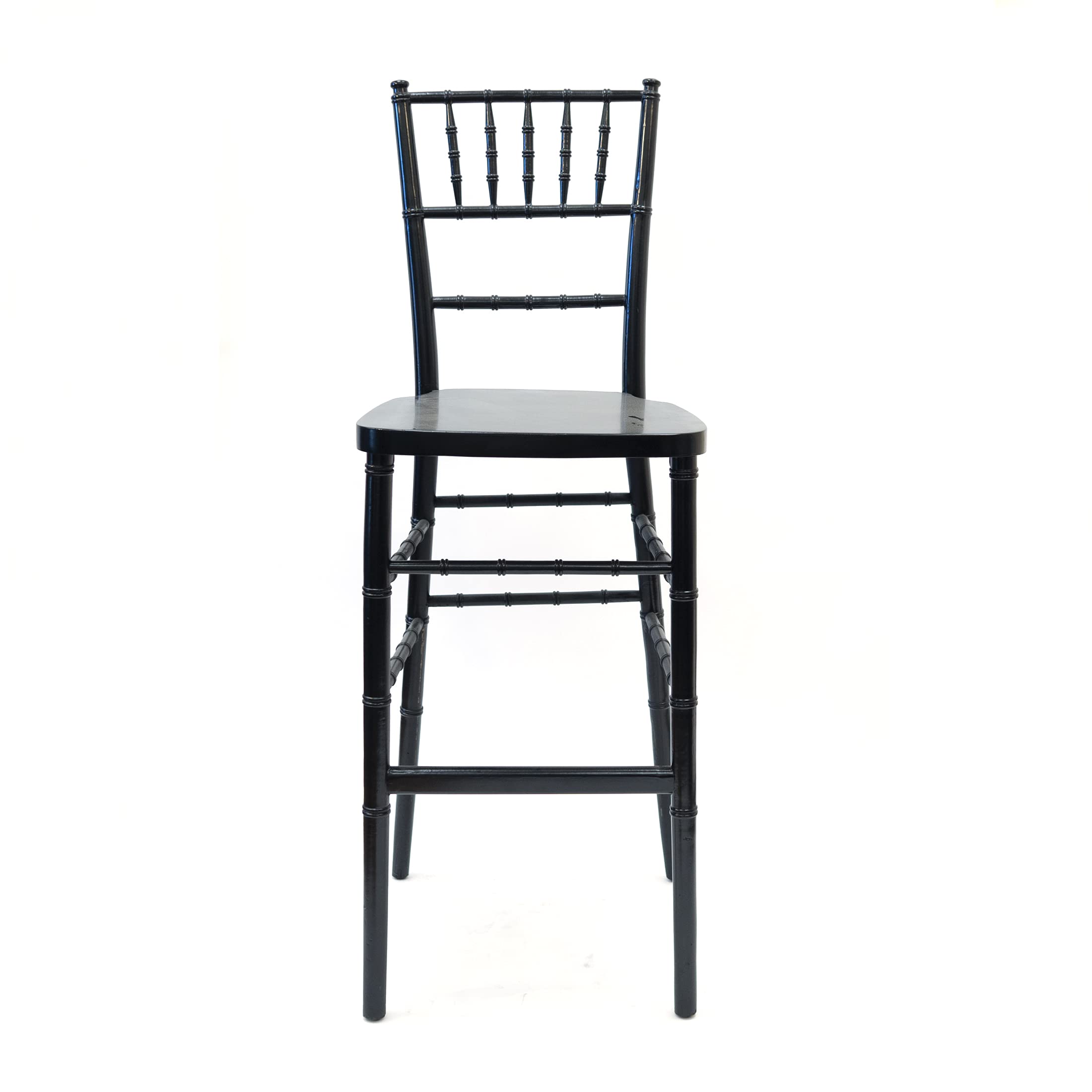 Commercial Seating Products European Black Wood Dining Bar Stool Chairs