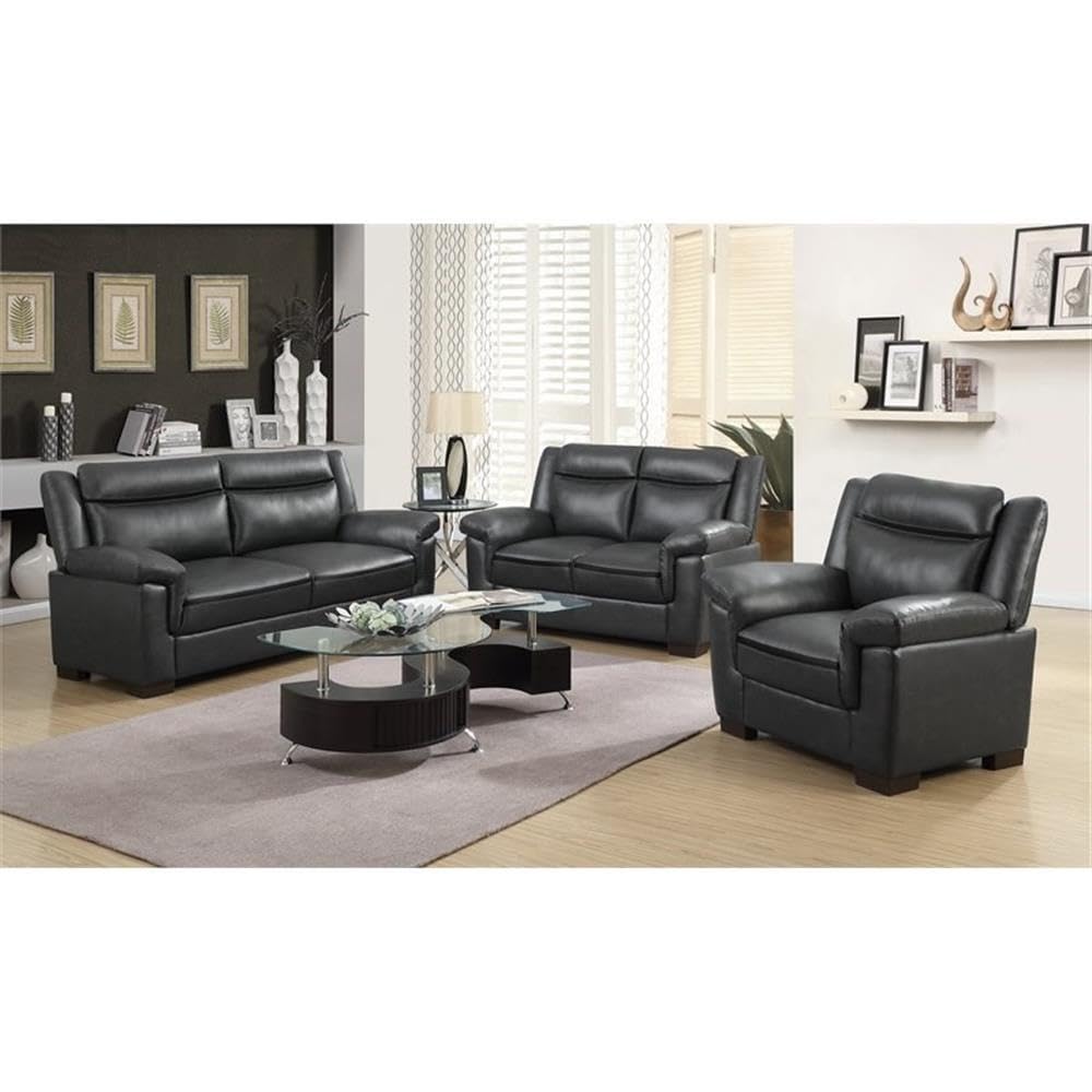 Coaster Home Furnishings Arabella Upholstered Loveseat Grey