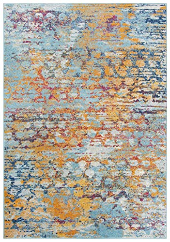 Empire Blue 7'10&quot; X 10'5&quot; Power-Loomed Rug