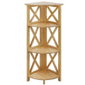 Casual Home Montego 3Shelf Folding Bookcase, Natural , 27.5 Inch  Wide