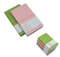 Yansanido 2 Pcs Random Colour Pocket Notebooks, 3X5 Inch Mixed Lined And Blank Paper Mini Order Notebooks With Pu Leather Cover
