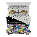 Franco Sanrio Hello Kitty & Friends Bedding 7 Piece Super Soft Comforter And Sheet Set With Sham, Full, (100% Official Licensed