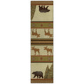 Excursion Ex1 Beige Farmhouse Rug Runner 2' 3" X 7 ' 6"