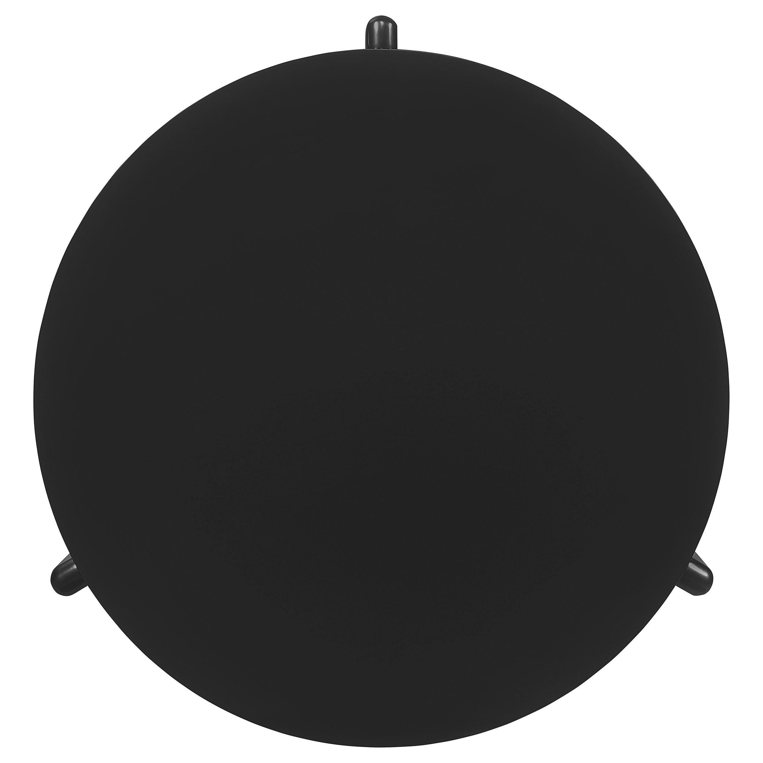 Coaster Home Furnishings Cordova Round Solid Wood Coffee Table Black