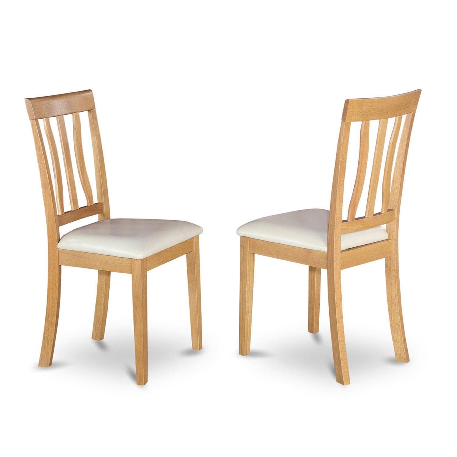 East West Furniture Antique Kitchen Dining Chairs
