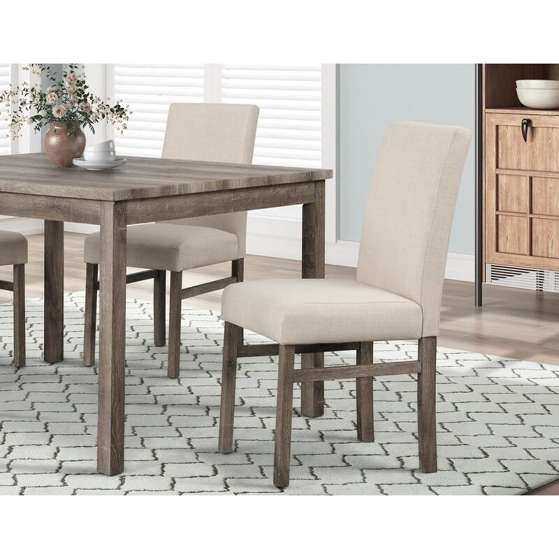 Best Master Furniture Vitalita 5 Piece Rectangular Wood Dinette Set In Charcoal